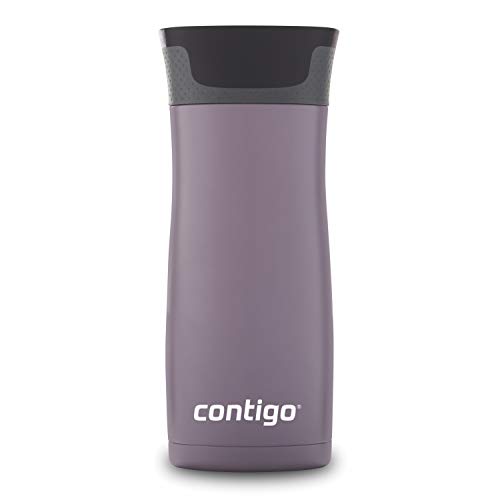 Contigo Autoseal West Loop Vacuum-Insulated Stainless Steel Travel Mug, 16 Oz, Dark Plum #TOP3