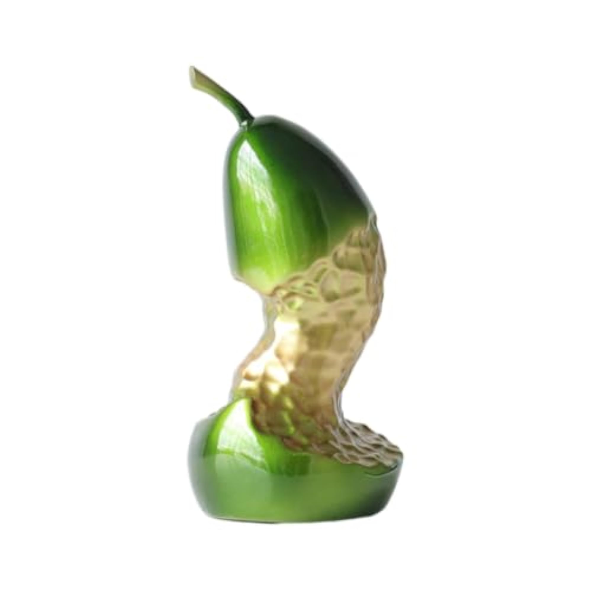 Glossy Pear Ornament Sculptural Pear Sculpture