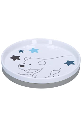 Sterntaler Baby Unisex Children's Crockery Set Porcelain 3-Piece Polar Bear Elia Breakfast Set Baby Tableware White - Image 2