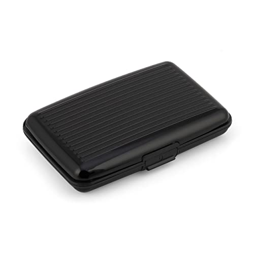 Image of MAESTRA Credit Card Holder Hard Case Travel Wallet ID Purse Multi Pockets RFID Scan Protection Organiser for Men and Women