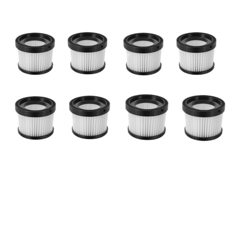 8/4個のフィルター、DEWALTに対応、コードレスハンドヘルド掃除機交換用フィルター、マキタに対応、掃除機電動工具(8pcs)