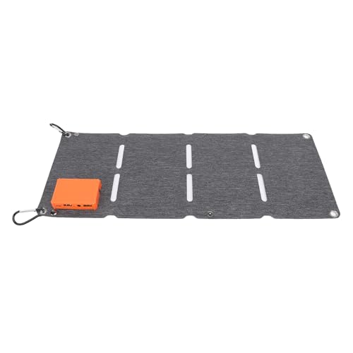Kit de Chargeur Solaire Pliable 40W Portable avec Sorties USB-C et USB-A pour Téléphones, Banques d'alimentation, Tablettes, Ordinateurs Portables, Léger et