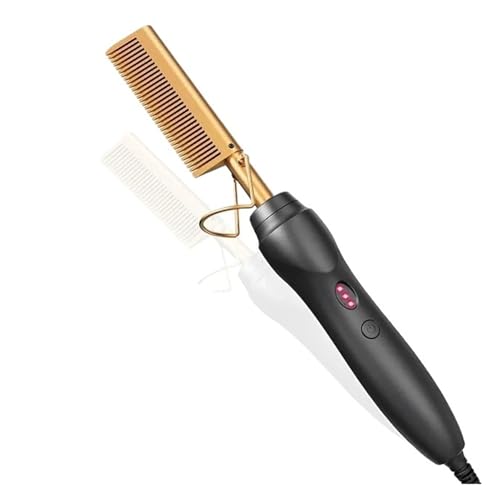 Plancha de cabello portátil Heatcomb cerámica oro miniatura 1