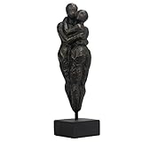 Guichifun Lovers Statue Abstract Sculpture Decorations - Couple Wedding Hug Anniversary Romantic Hug Love Art Statue for Home Valentines Decor Birthday Gifts for Men&Women Décor 3 X 3 X 12 Inch