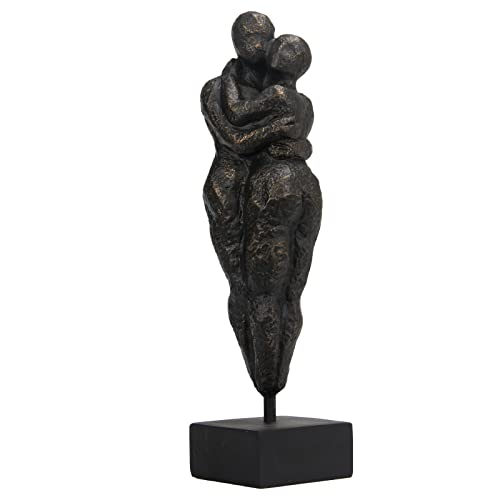 Guichifun Lovers Statue Abstract Sculpture Decorations - Couple Wedding Hug Anniversary Romantic Hug Love Art Statue For Home Valentines Decor Birthday Gifts For Men&Women Décor 3 X 3 X 12 Inch #TOP1