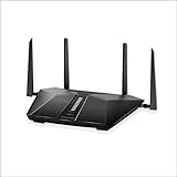NETGEAR RAX50 WiFi 6 Router AX5400 (6 Streams mit bis zu 6 GBit/s, Nighthawk WLAN Router Abdeckung bis zu 175 m², kompatibel mit iPhone 12/13 oder Samsung S20/S21)