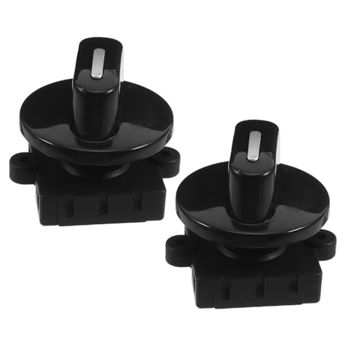 GALPADA 2set Rotary Switch Position Speed Heater Control with Knob Multifunctional Speed Selector for Fan Juicer Microwave Control