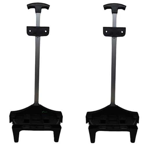 Carrinho Para Mochila Com Rodinhas 1 Haste 42 A 45cm Alumínio Leve 2 unidades