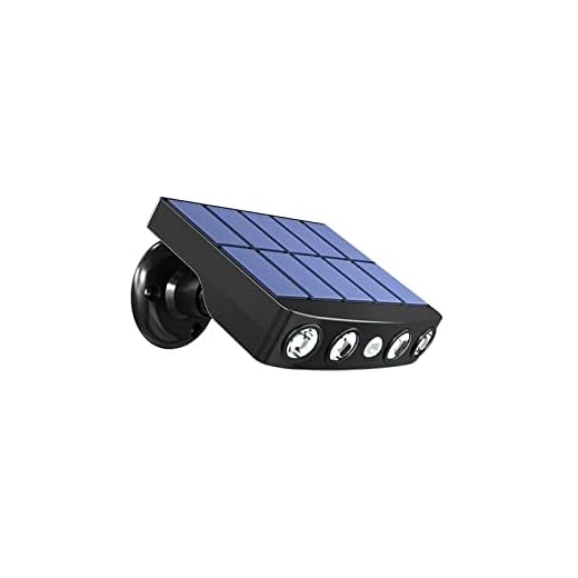 Sol rörelse sensor lampor utomhus uteplats vägg ljus husgård gräsmatta trädgård vägglampa vattentät sol utomhus belysning (Color : 1 PCS, Emitting Color : Black-warm light)