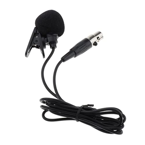 MYADDICTION Wireless Microphone XLR 3-Pin Connector Lavalier Micr...