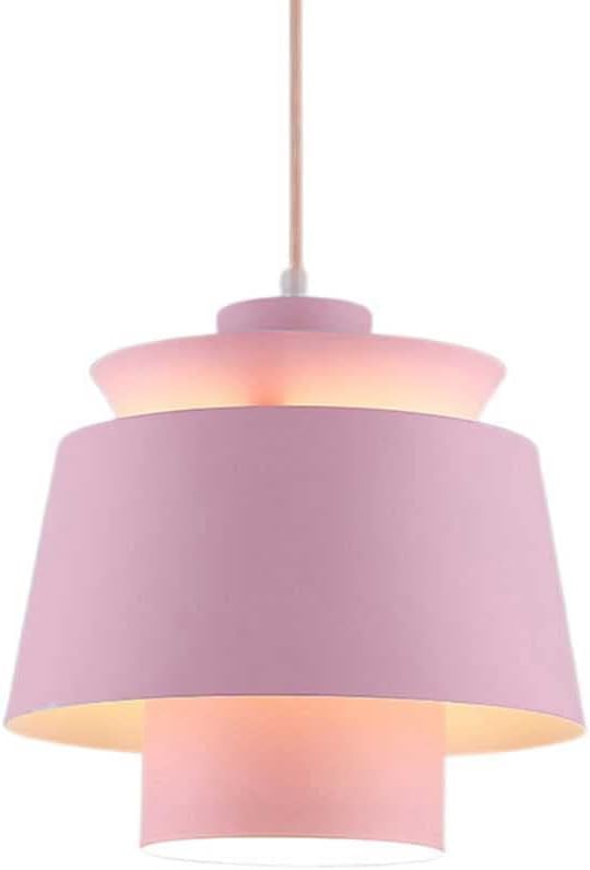 Suspension macaron colorée lustre moderne en métal pour ambiance loft et cuisine