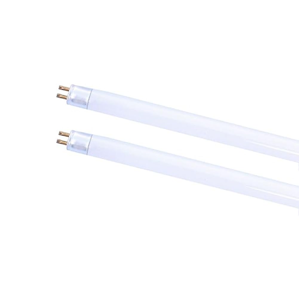 2 Pack 16W Fluorescent Tube, T4 Cool White 3500K, Size 464mm(Excluding pins), G5 Base Low Energy Consumption Tube Light,419mm 12W