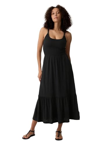 Image of Gap Women's V-Smocked Midi Dress