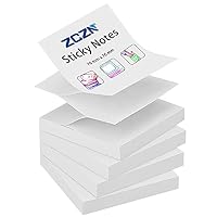 Amazon.co.jp: ZCZN 付箋 ポップアップ ノート 詰替用 76x76mm 100枚x4