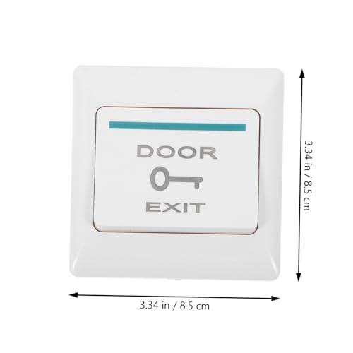 Housoutil Botões De Painéis De Parede De Controle De Acesso De Porta Campainha Placa De Parede Botão