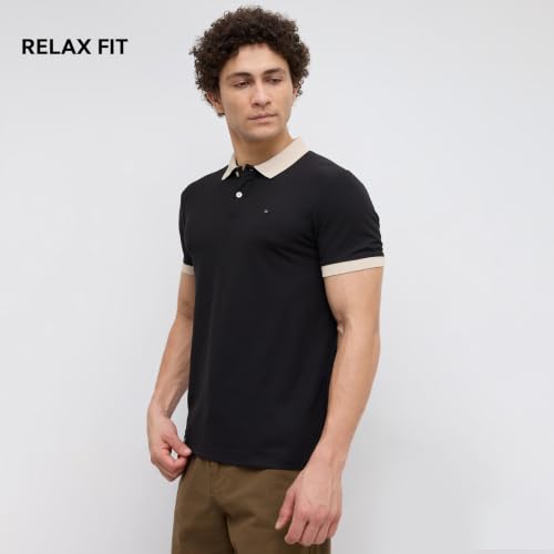 Image of Nostrum Mary Half Sleeve Polo T-Shirt with Two-Tone Collar, Stylish T Shirt for Men, Polo Tshirts for Men, Cotton T Shirt for Man, Casual Tshirt for Mens Boys