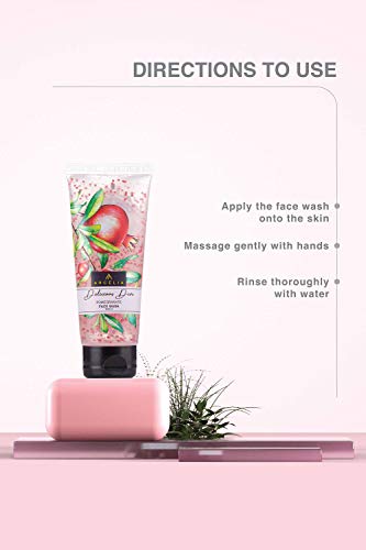 Image of Arcelia by Shoppers Stop Delicious Dive Face Wash - Pomegranate (100ml)