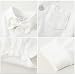 Amisssz Baby Jungen Gentleman Taufe Anzug, 4tlg Kinder Hochzeit Festlich Taufe Strampler mit Bowtie Hemden + Hosenträger Overalls Weiß, 12-18 Monate
