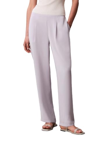Pantalon Large en crêpe Calvin Klein chic et fluide pour femme moderne