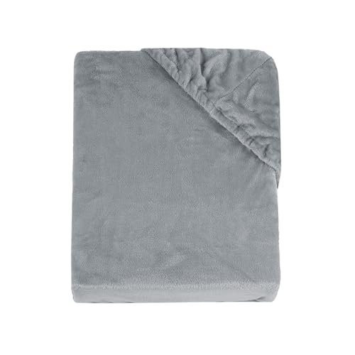 DALINA Textil - Sábana Bajera de Franela Cama 150 - Bajera Ajustable Colarina, Cálido y Sueva para Invierno, 150x195x30cm