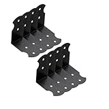 Contenu de l'emballage : 8 supports d'angle décoratifs et vis de montage assorties (32 clous noirs). Dimensions : 43 x 25 x 43 mm