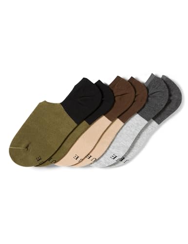 Image of HUE womens Cotton Arch Hug Liner Sock 3 Pair Pack