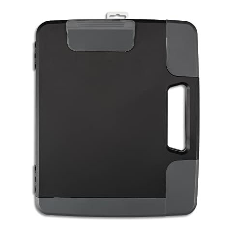 HiTouch Business Services 28541 Plastic Storage Clipboard, Letter Size, Black Cover