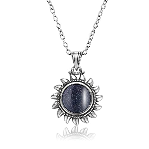 Collier Pierre de Lune Labradorite en Argent Bijou Solaire pour Femme au Quotidien