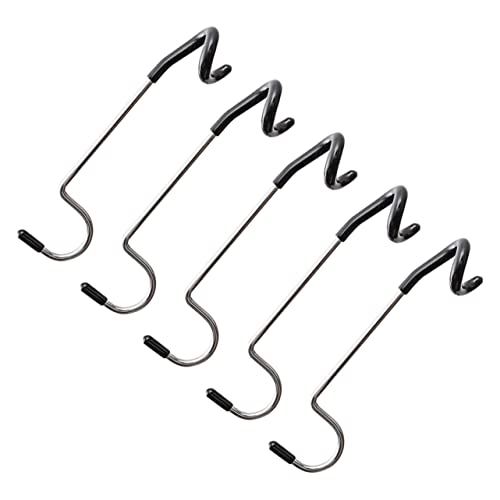 MUSISALY 5Pcs S Shape Camping Light Hooks Versatile Tent Pole Hangers for Lanterns Durable Outdoor Accessories for Camping Travel and Backyard Use
