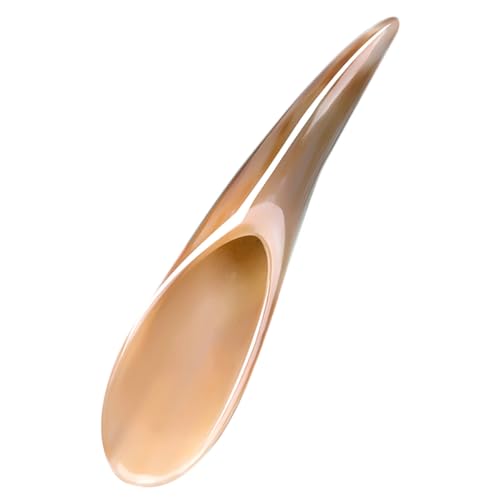 ibasenice - ibasenice Natural Buffalo Horn Gua Sha Scraper Trigger Point Massage Tool for Face Neck Back Muscle Relief