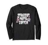 Straight Outta - Disfraz de mamá. Mamá espeluznante de dibujos animados en el diseño del cementerio.