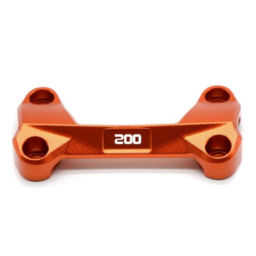 Pince couverture supérieure guidon CNC et couvercle de fourche avant Duke 125