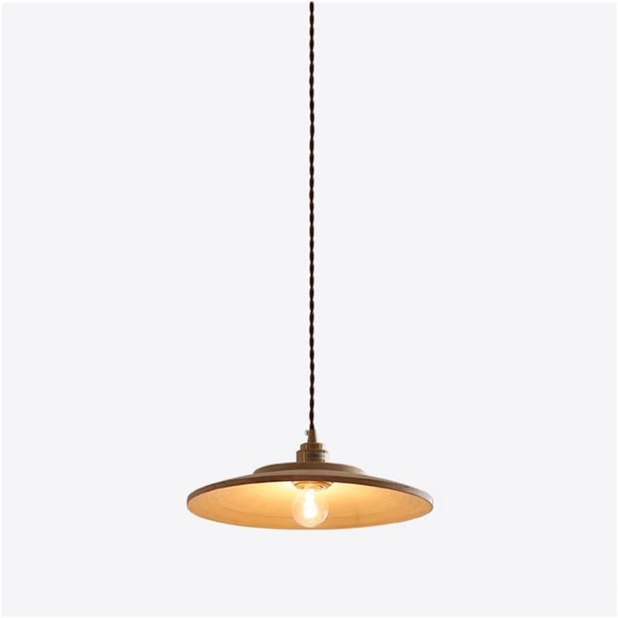 Suspension en bois au design chaleureux pour chambre et salon cosy