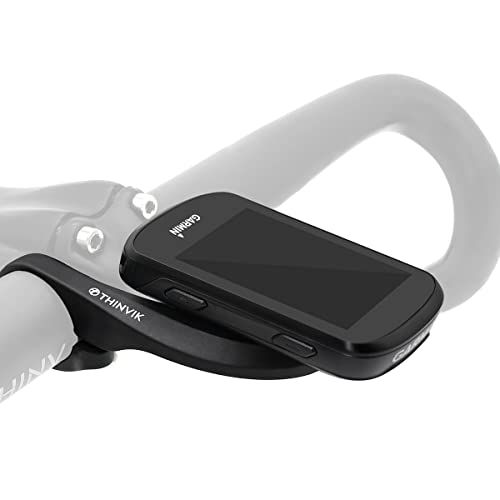 Image of Thinvik Egde Out Front Bike Computer Mount for Garmin Edge 840 /830 /820 /810 /800 /540 /530 /520 /Plus /520 /510 /500 /200 /25 Touring and Touring Plus Compatible with 31.8 /25.4mm Handlebar (Basic - Printed Logo)