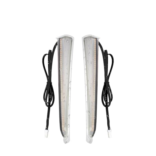 Feux de carénage inférieurs LED moto clairs à double intensité pour Harley Electra Glide