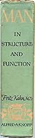 Man in Structure and Function B001LEGF9E Book Cover