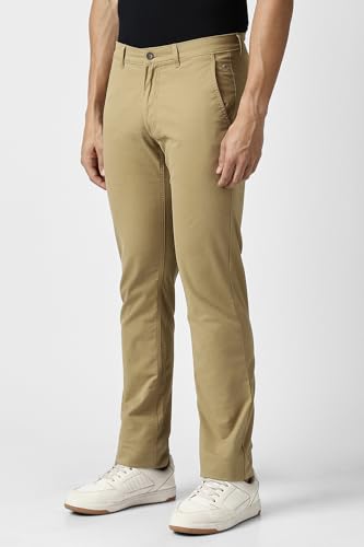Image of Van Heusen Men's Mid Rise Premium Cotton Slim Fit Casual Trouser Chinos