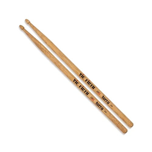 Vic Firth - Baquetas American Classic® Serie Terra 5AT - American Hickory - Punta de madera