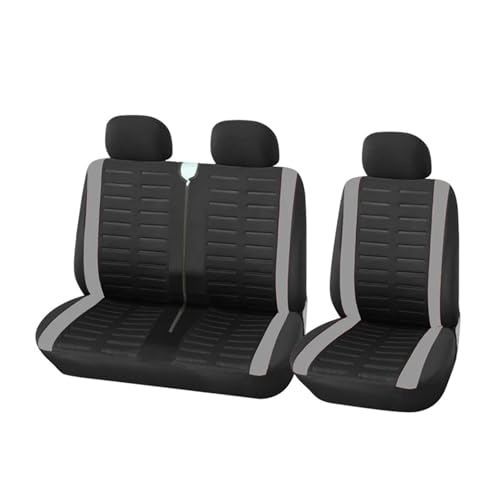 Fundas de asientos de coche transpirables y resistentes para furgoneta 2+1