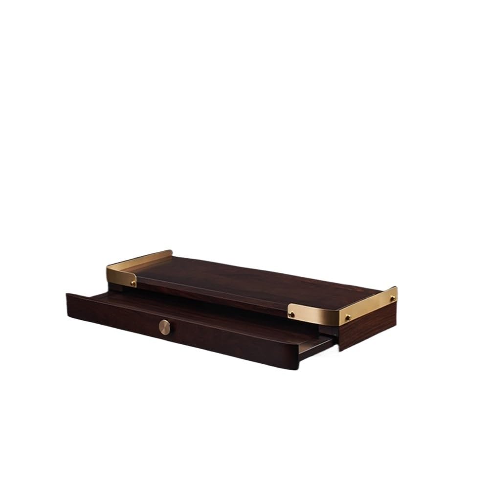 RUNZE765Z Cabinet Wood Altar Cabinet Compact Prayer Shelf(Bruin)
