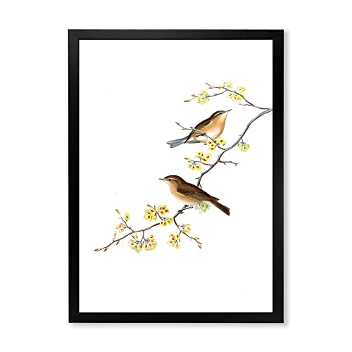 Décoration murale encadrée Little Birds On The Tree II DesignQ