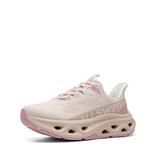 ALLSWIFIT Women's Slip On Walking Shoes Cushioning Hands Free Non Slip Breathable Comfort Workout...