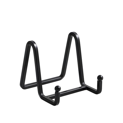 Chevalet Support Presentoir Porte Assiette - 3 Pouces Metal Support Assiette Decorative - Support Cadre Photo de Table - Présentoir de Fer pour Plaque | Livre...