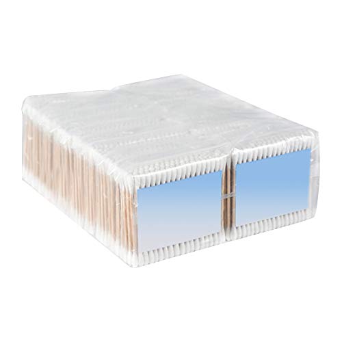 Preisvergleich Produktbild Daytwork Beauty Zubehör Wattestäbchen Knospen - Doppelkopf Baumwolle Wolle Tupfer Knospe Holzgriffe Ohr Make up Reinigung 400-2000 Stück