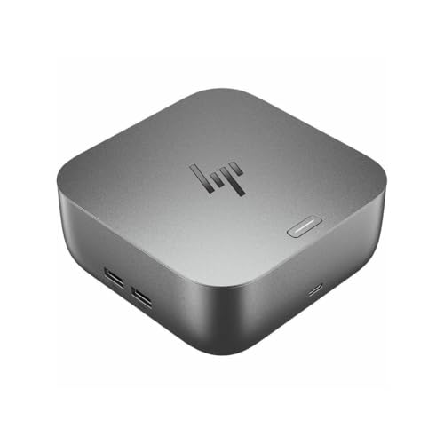 Image of HP Thunderbolt 4 Ultra 280W TAA G6 Dock (AW5N3AA) - for Desktop PC, Notebook - Charging Capability - 330 W - Thunderbolt 4-7 x USB Ports - 5 x USB Type-A Ports - Type-A - 2 -C - -C - 1 RJ-45 - Netwo
