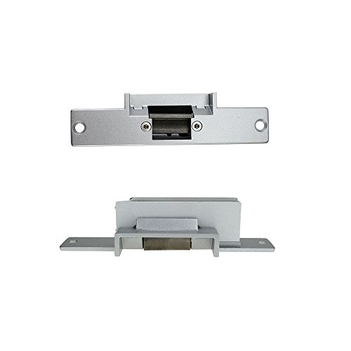 OBO HANDS Control de Acceso 12 V DC Fallan Seguro NC Narrow-type Puerta Eléctrica Strike Cerradura para Control de Acceso de Alimentación Locks (NC Bloqueo)