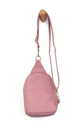 Image of Joy Susan Skyler Sling Bag: Vegan Leather, Zippered Closure, Brass Plated Hardware