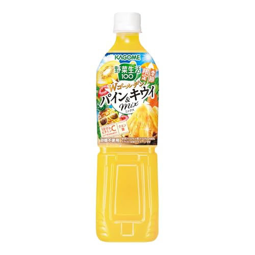 野菜生活100 ゴールデンパイン&キウイミックス 720ml×15本 PET