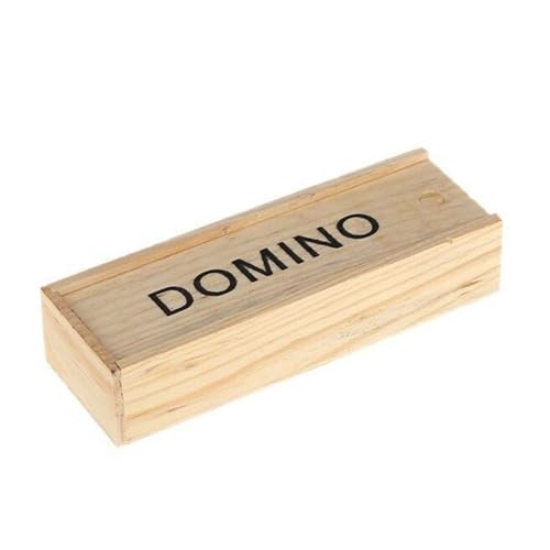 Juego de Domino Negro de Madera 28 Piezas miniatura 5