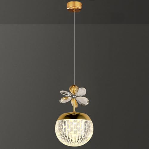 Lustre en cristal moderne pour illuminer un couloir sombre avec gradation LED